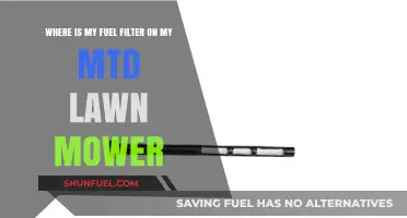 Locate Your MTD Lawn Mower's Fuel Filter