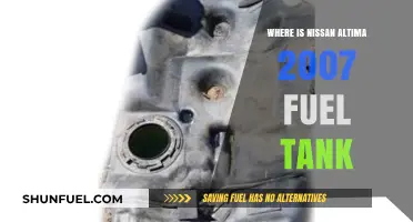 Fuel Tank Location: 2007 Nissan Altima