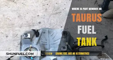 Finding Your Taurus Fuel Tank Part Number