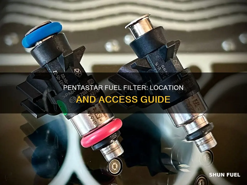 where is pentastar fuel filter located