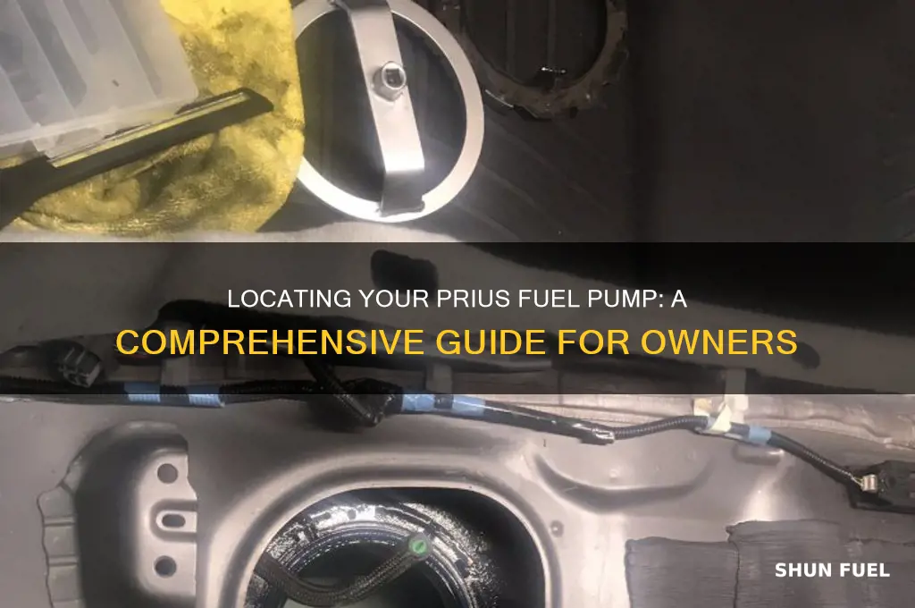 where is prius fuel pump