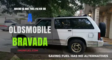 Fuel Filter Location in Oldsmobile Bravada Models