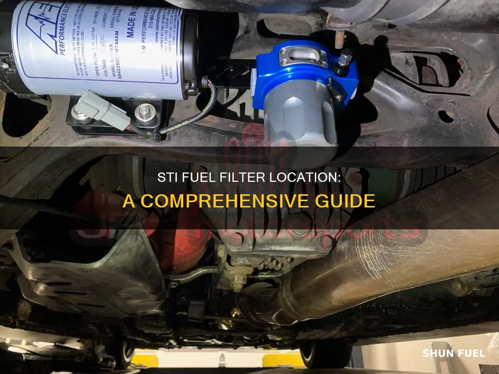 where is sti fuel filter