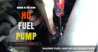Locating the 2500 HD Fuel Pump: A Comprehensive Guide