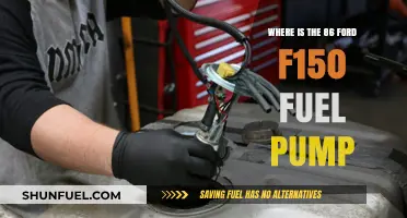 Locating the Fuel Pump in a 1986 Ford F150