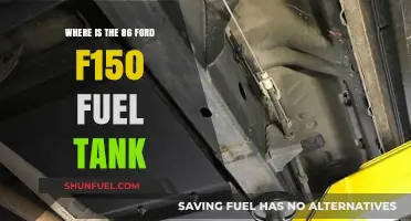 Finding the Fuel Tank on a 1986 Ford F150