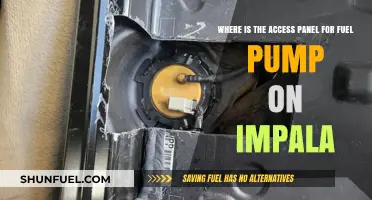 Locating the Impala's Fuel Pump Access Panel: A Quick Guide