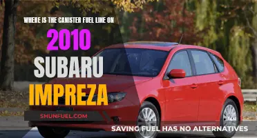 Finding the Fuel Line on Your 2010 Subaru Impreza
