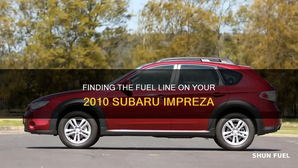 where is the canister fuel line on 2010 subaru impreza