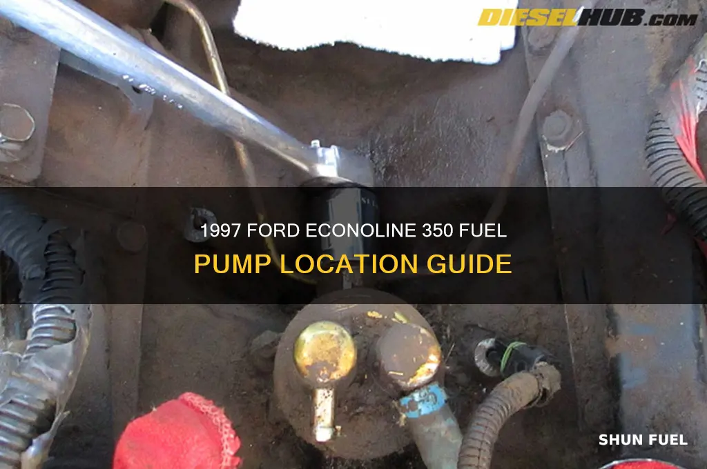where is the ford econoline 350 1997 fuel pump
