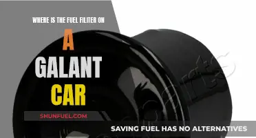 Locating the Fuel Filter in Your Galant