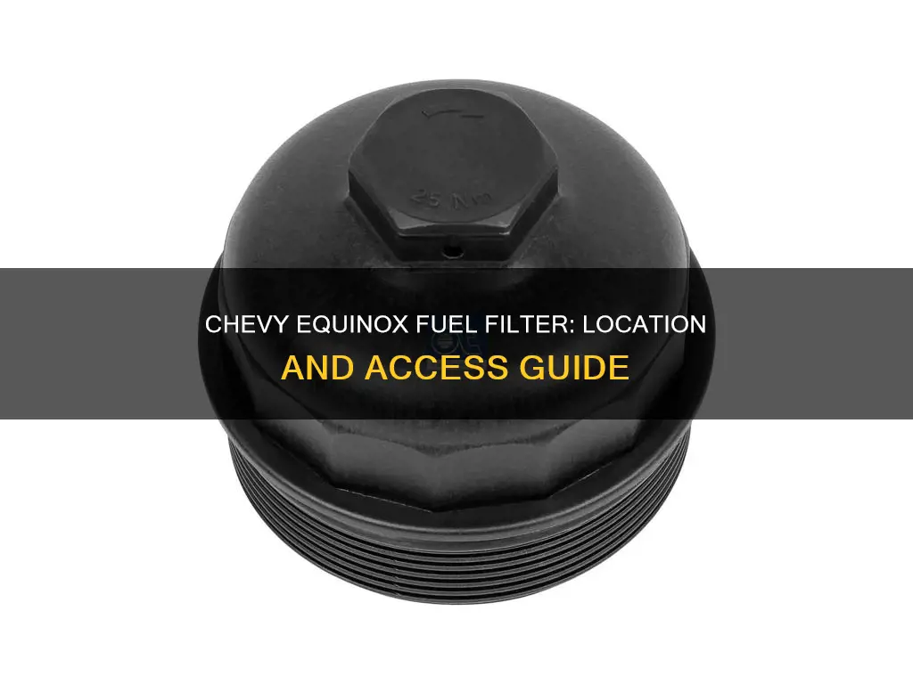 where is the fuel filter 08 chevy equinox