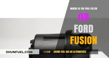 Locating the Fuel Filter in a 2009 Ford Fusion