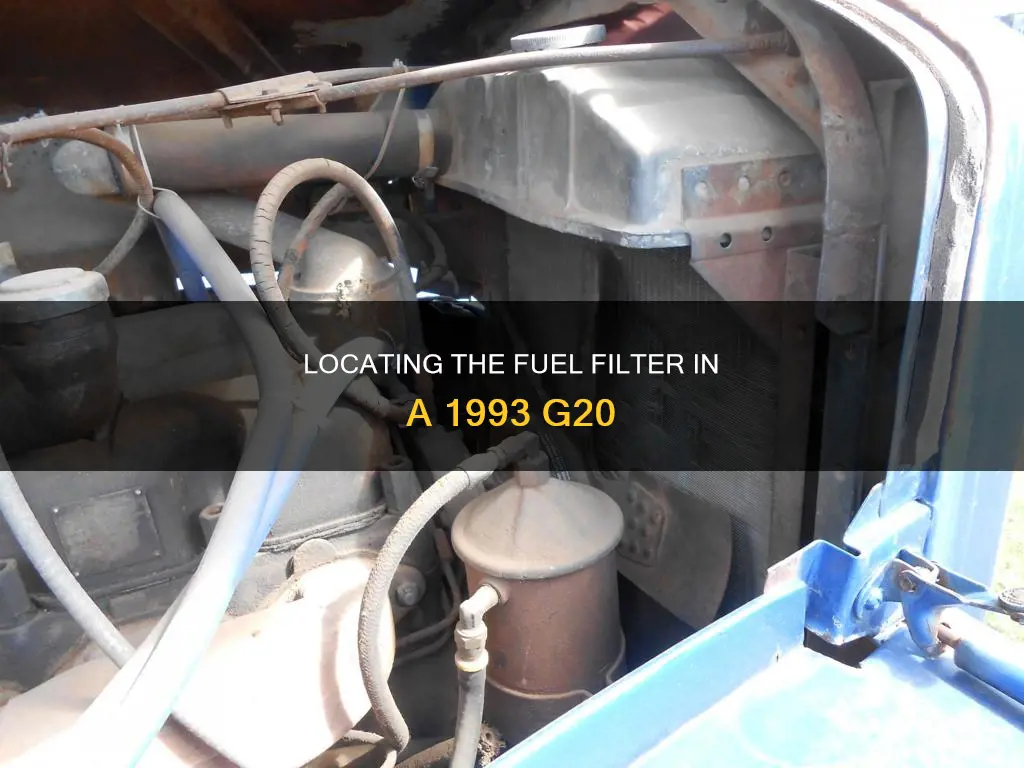where is the fuel filter 1993 g20