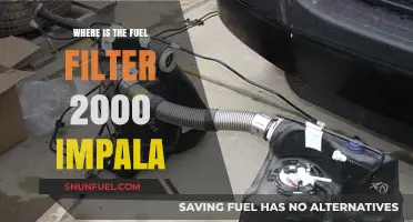 Fuel Filter Location in 2000 Impala: Where is it?