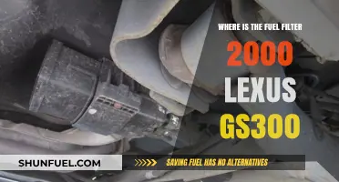Lexus GS300 Fuel Filter: Location and Access