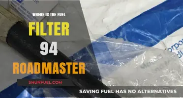 Locating the Fuel Filter in Your 94 Roadmaster