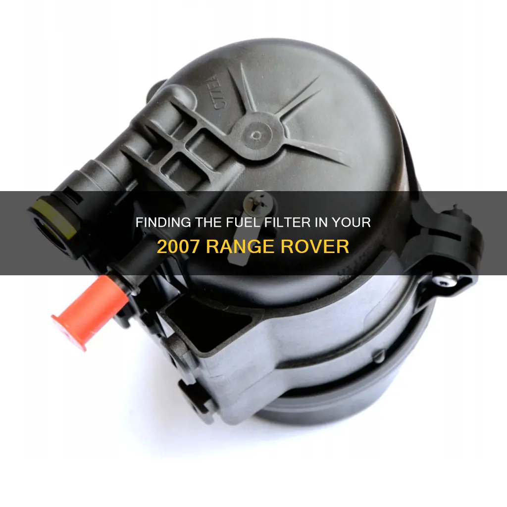 where is the fuel filter for a 2007 range rover