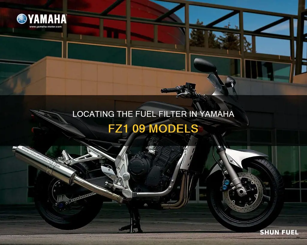 where is the fuel filter for fz1 09 yamaha