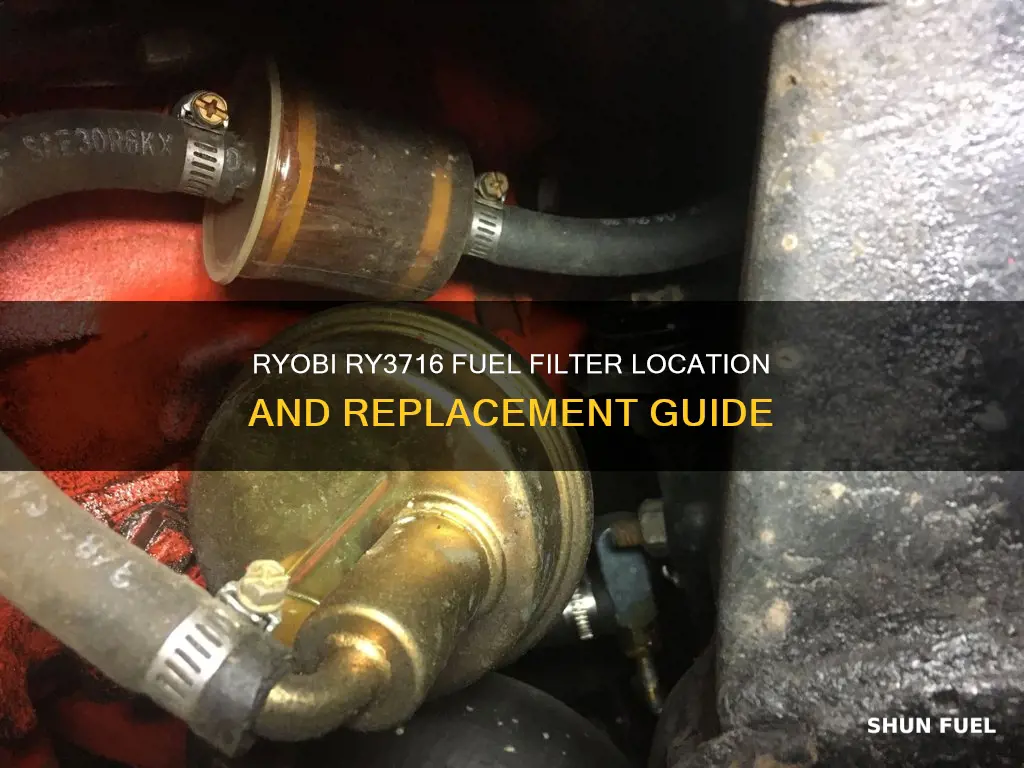 where is the fuel filter for on ry3716