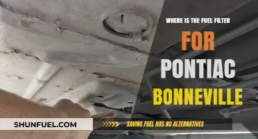 Pontiac Bonneville: Fuel Filter Location Guide
