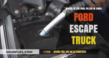 Ford Escape Truck: Locating the Fuel Filter