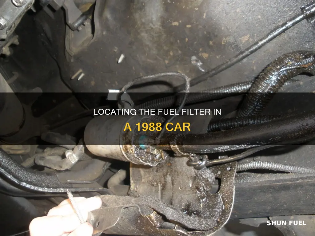 where is the fuel filter in a 1988