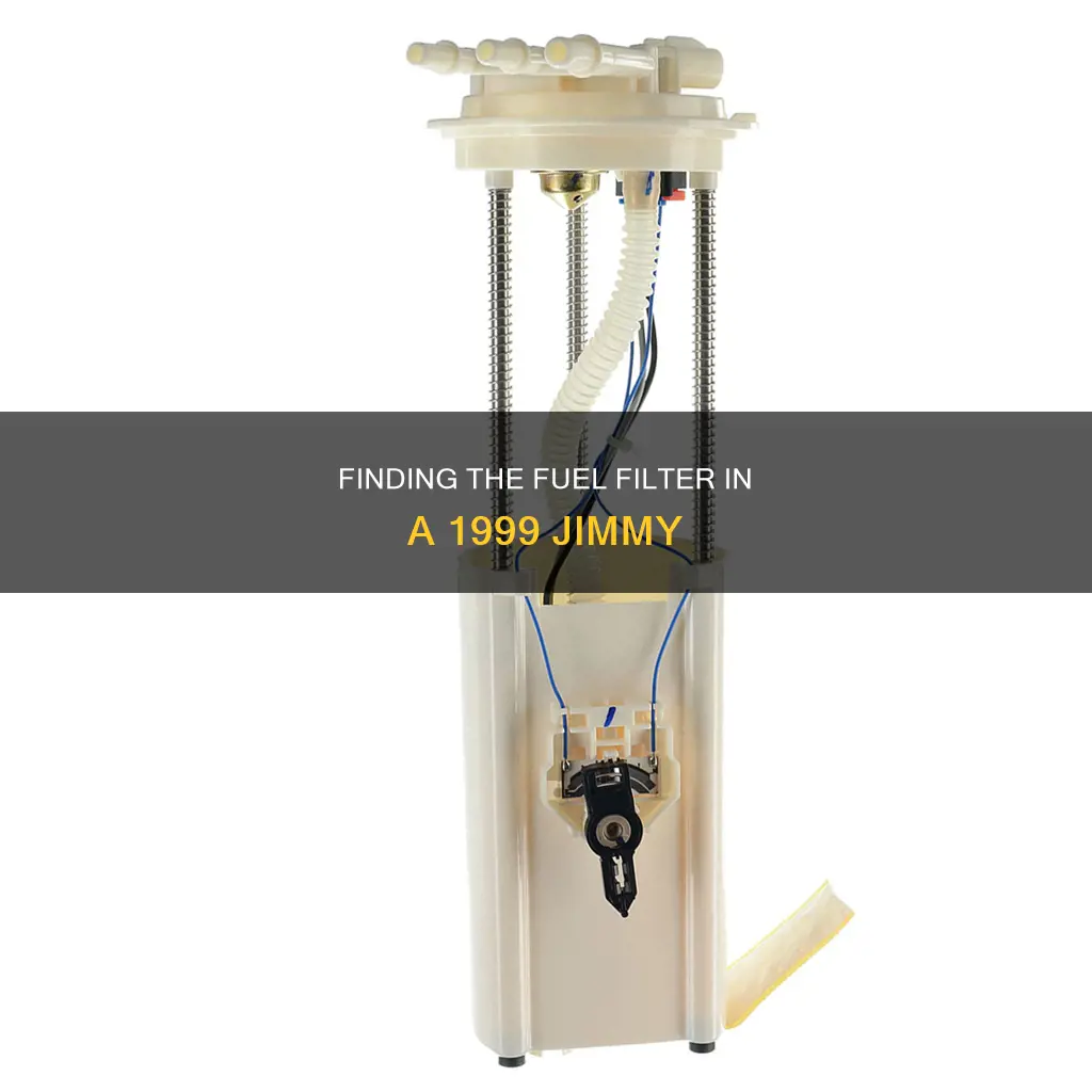 where is the fuel filter in a 1999 jimmy