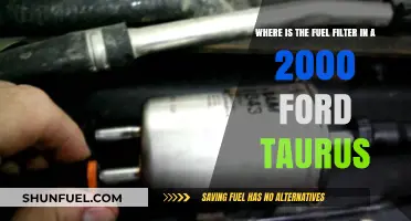 Locating the Fuel Filter in a 2000 Ford Taurus