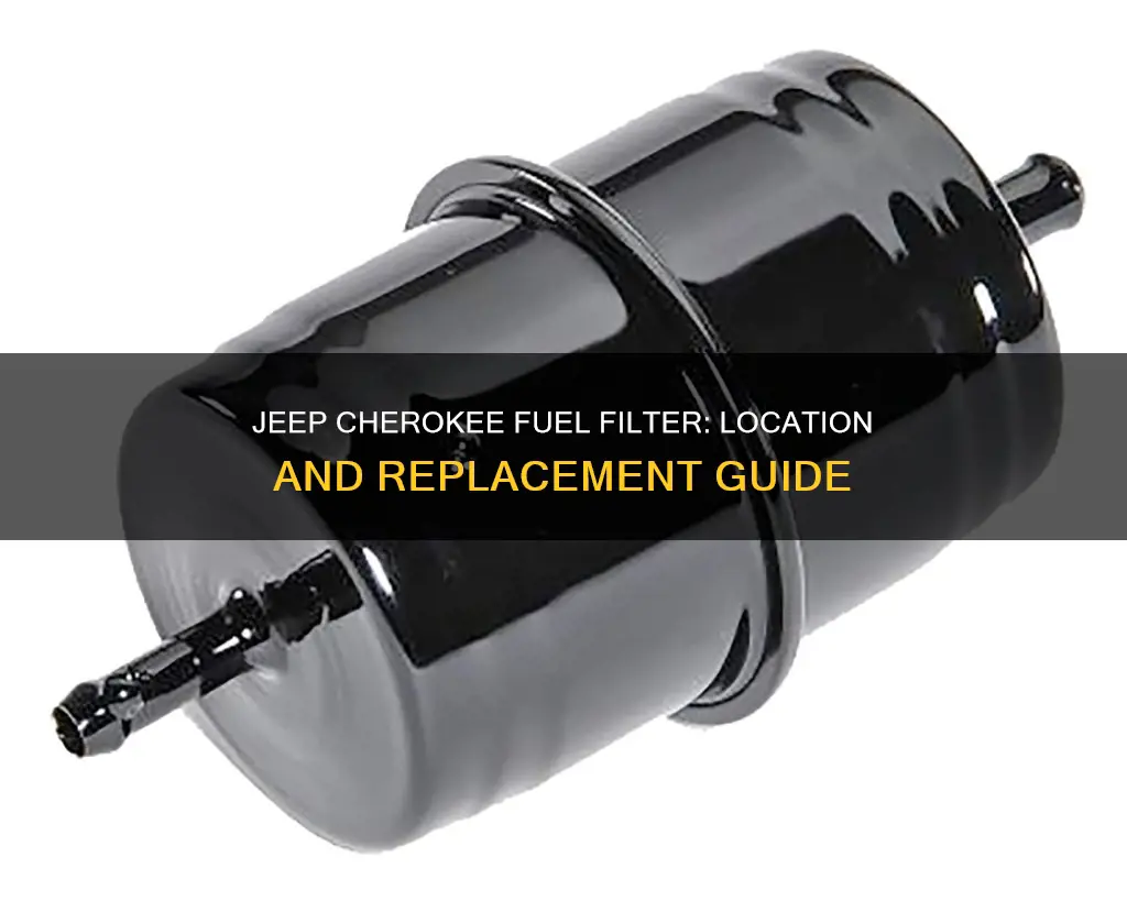 where is the fuel filter in a 2001 jeep cherokee