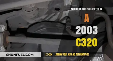 Locating the Fuel Filter in Your 2003 C320 Mercedes