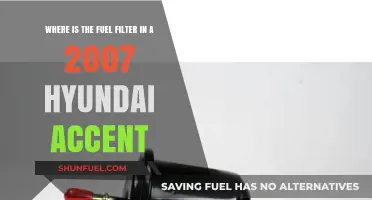 Hyundai Accent Fuel Filter: Location and Access