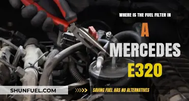 Locating the Fuel Filter in Your Mercedes E320