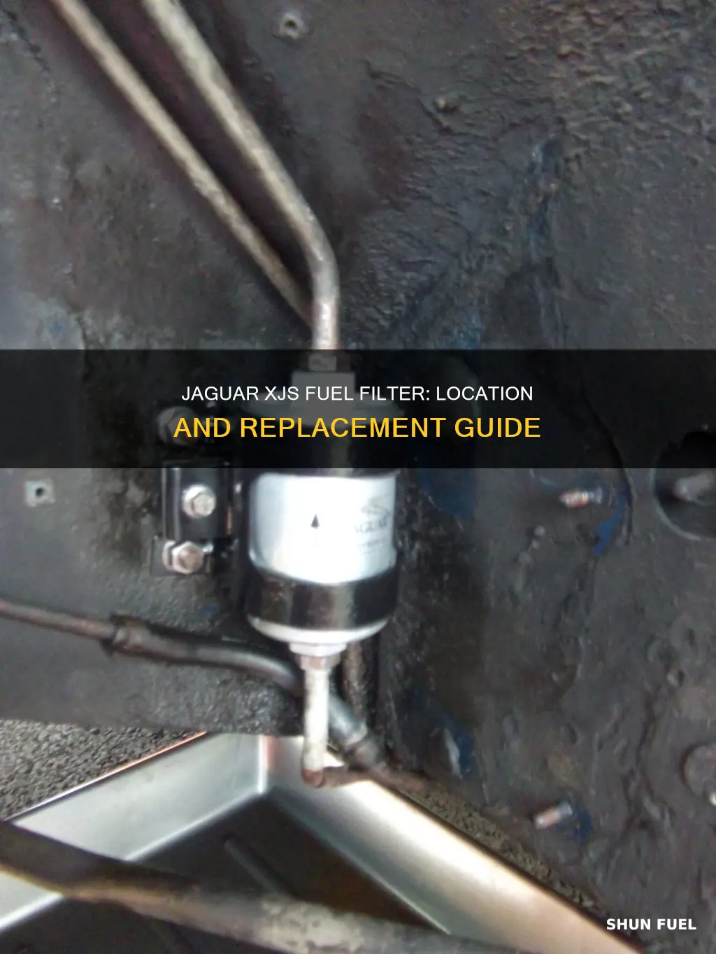 where is the fuel filter jaguar xjs 1995