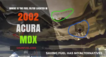 Acura MDX Fuel Filter: Location and Access