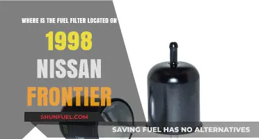 Fuel Filter Location for 1998 Nissan Frontier
