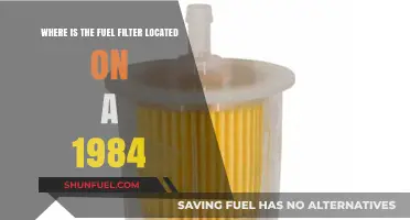 Fuel Filter Location in 1984 Models: A Guide