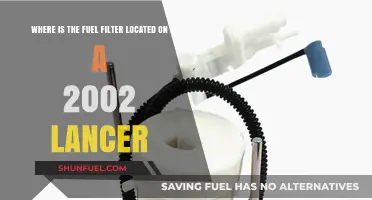Lancer Fuel Filter: Location and Replacement Guide