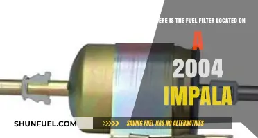 Impala Fuel Filter: Location and Access Guide