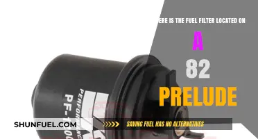 Fuel Filter Location Guide for 82 Prelude