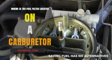 Locating the Fuel Filter on Carburetor-Equipped Vehicles