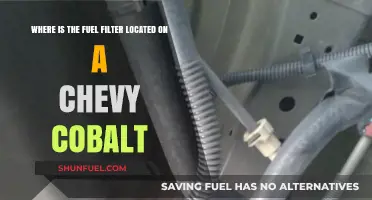 Chevy Cobalt Fuel Filter: Location and Access Guide