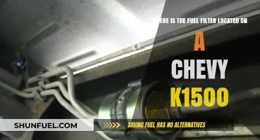 Chevy K1500 Fuel Filter: Location and Access Guide