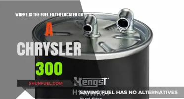 Chrysler 300 Fuel Filter: Location and Access
