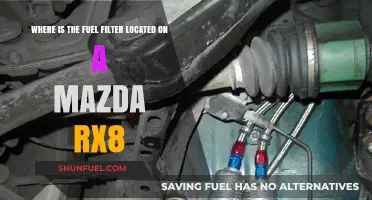 Mazda RX8: Fuel Filter Location Guide
