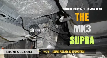 Supra MK3 Fuel Filter Location Guide