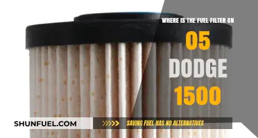 Locating the Fuel Filter in Your 05 Dodge 1500
