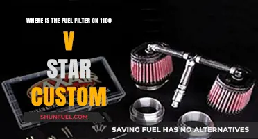 Finding the Fuel Filter on Your 1100 V-Star Custom