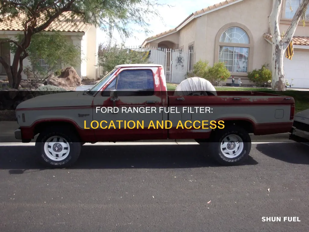 where is the fuel filter on 1984 ford ranger