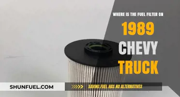 Fuel Filter Location in '89 Chevy Trucks